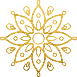 Bidri Decorative Elements Gold Texture